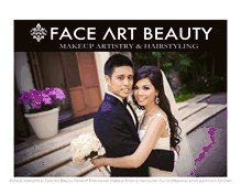 Tablet Screenshot of faceartbeauty.com